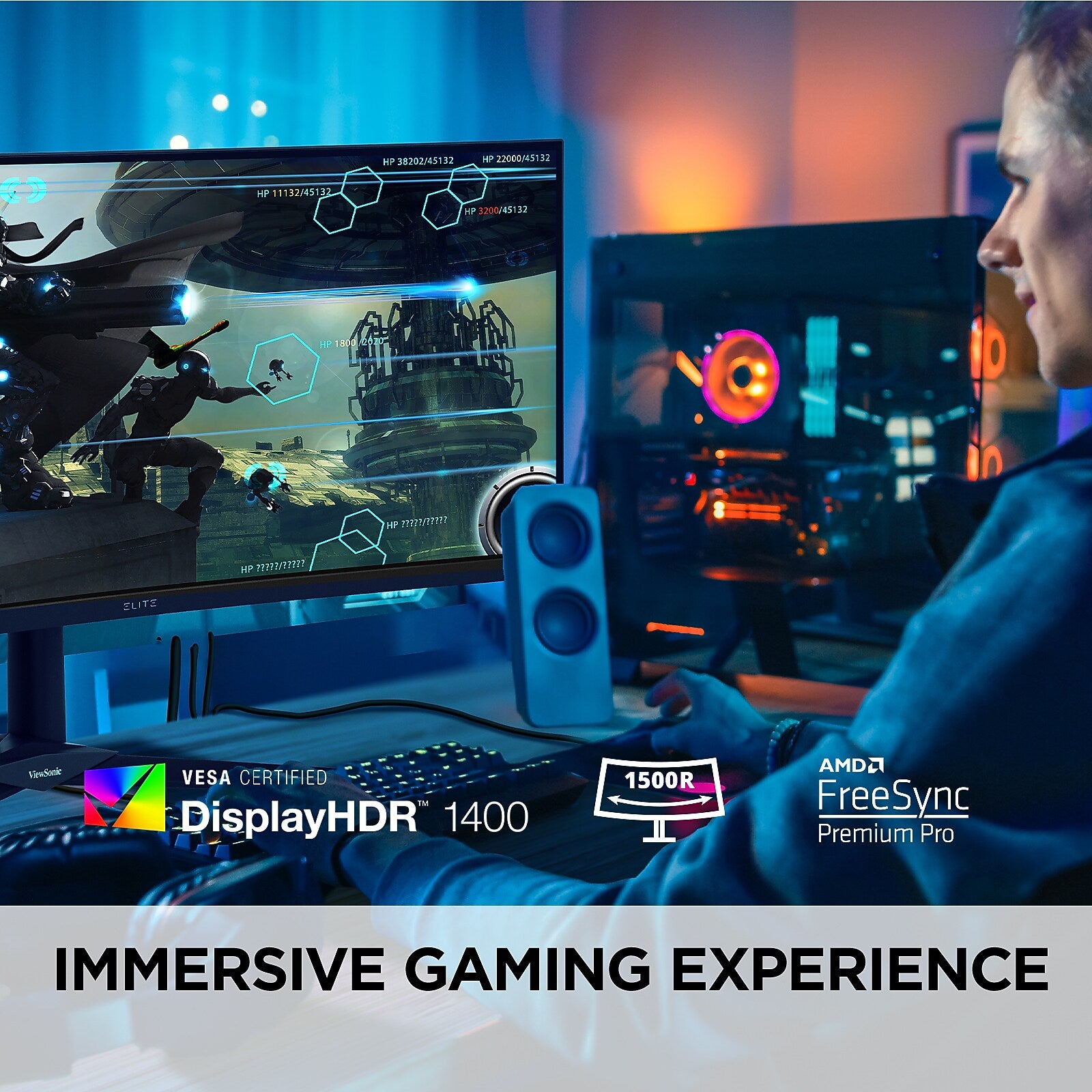 ViewSonic 34" Curved 200Hz LED Gaming Monitor, Black (XG341C-2K)