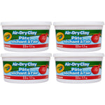 Crayola Air Dry Clay, Red, 4/Bundle (BIN575138-4)