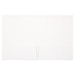JAM Paper Glossy 2 Pocket Presentation Folder, White, 6/Pack (385GWHA)