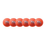Champion Sports Rhino Skin 6" Foam Dodgeball Set, Orange, 6/Set (CHSRXD6NOSET)
