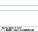 Roaring Spring New Leaf 1-Subject Composition Notebooks, 7.5" x 9.75", College Ruled, 80 Sheets, Assorted Colors, 12/Carton