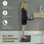 Uncaged Ergonomics Anti-Fatigue Mat, 34" x 20", Black (MAT34)
