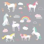 York Wallcoverings Unicorn Magic Children's Decals, Fantasy (RMK3628SCS)