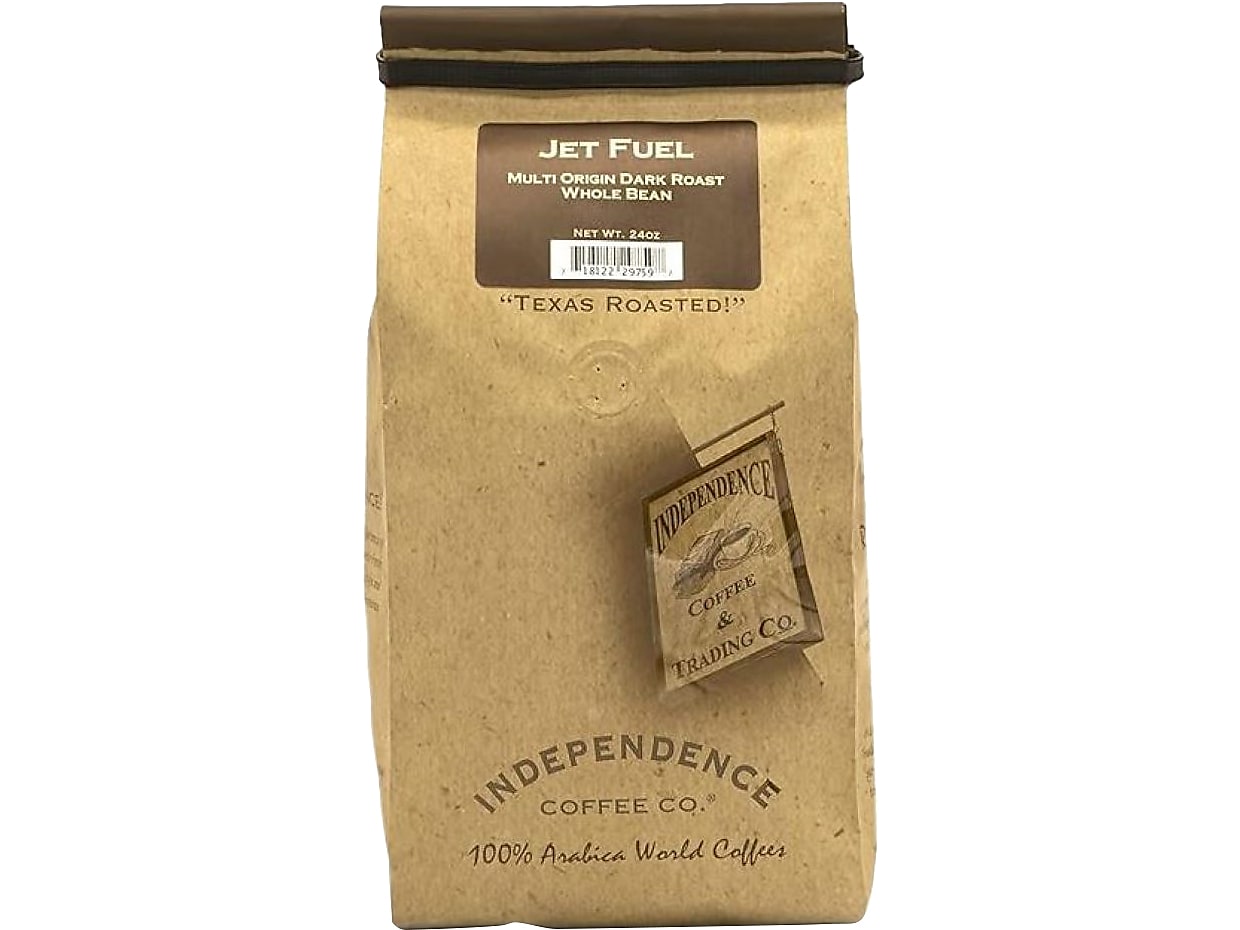 Independence Coffee Co. Jet Fuel Whole-Bean Coffee Packet, Dark Roast, 24 oz. Bag