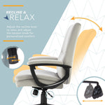 Click365 Ergonomic Velvet Swivel Executive Chair, Gray (CCHR10024C)