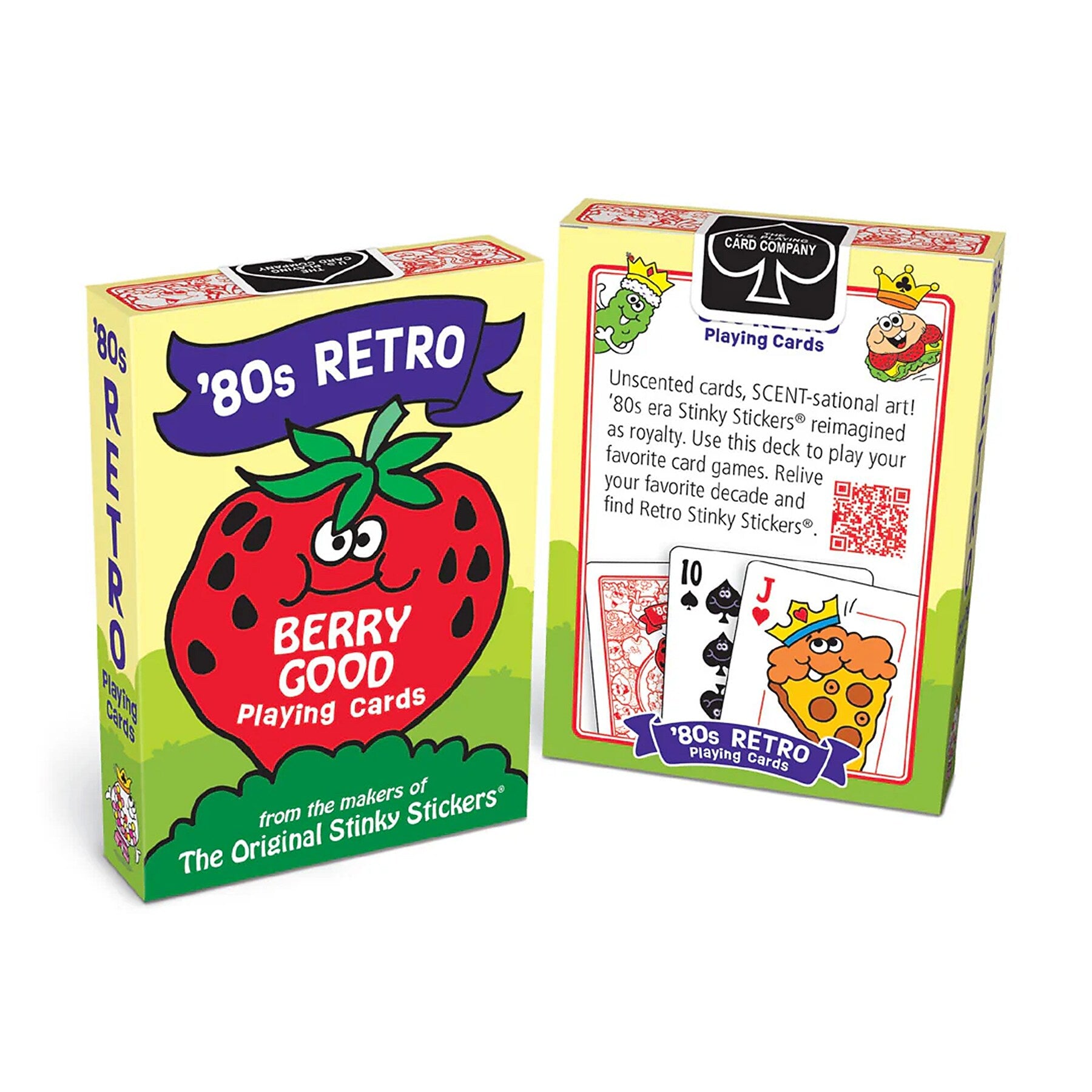 Trend Enterprises 80s Retro Collection Playing Cards & Vinyl Stickers Set, 6/Set (T-90673)