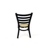 White Horse Series Side Chairs, Supports Up to 300 lb, 18" Seat Height, Taupe Seat, Black Back, Black Base