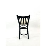 Cobra Series Barstool, Supports Up to 300 lbs, 28.5" Seat Height, Cream Seat, Black Back, Black Base
