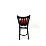 Cobra Series Barstool, Supports Up to 300 lb, 28.5" Seat Height, Burgundy Seat, Black Back, Black Base