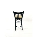Cobra Series Barstool, Supports Up to 300 lb, 28.5" Seat Height, Taupe Seat, Black Back, Black Base