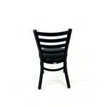 White Horse Series Side Chairs, Supports Up to 300 lb, 18" Seat Height, Black Seat, Black Back, Black Base