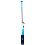 Mopster 2.0 Microfiber Bucketless Mop, 16.25 x 3.25 Blue Microfiber Head, 57" Black Aluminum Handle