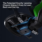 Typhon Hybrid Chair, Supports Up to 220 lb, 18.5" to 22.05" Seat Height, Black Mesh Seat, Black/Green Mesh Back, Black Base