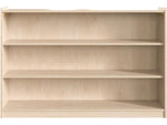 Flash Furniture Bright Beginnings 3-Section Open Storage Unit, 31.5"H x 47.25"W x 12"D, Brown (MK-ME088029-GG)