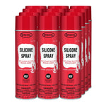 Silicone Spray, 11 oz Aerosol Spray, 12 Cans