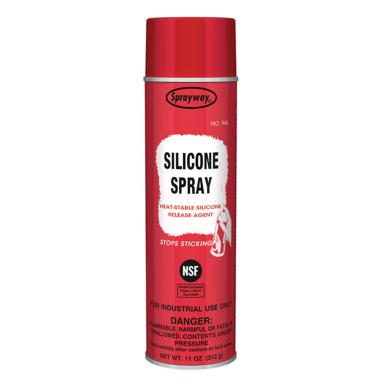 Silicone Spray, 11 oz Aerosol Spray, 12 Cans