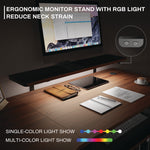 L-Shaped Standing Desk with Keyboard Tray, Left Desk, 61.25" x 43.25" x 34.38" to 52.88", Walnut/Black