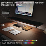 L-Shaped Standing Desk with Keyboard Tray, Right Desk, 61.25" x 43.25" x 34.38" to 52.88", Walnut/Black