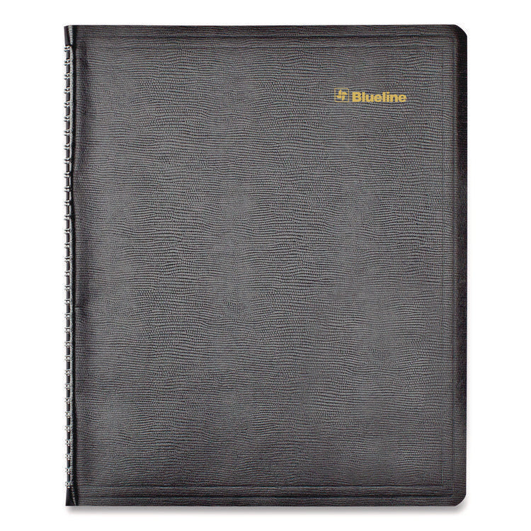Plan and Link Weekly Appointment Planner, 11" x 9.06", Black Cover, 12-Month (Jan to Dec): 2025