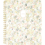 Leah Bisch Academic Year Weekly/Monthly Planner, Floral Artwork, 11" x 9.25", Multicolor Cover, 12-Month: July 2024-June 2025