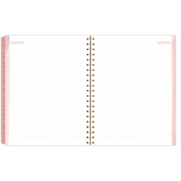 Leah Bisch Academic Year Weekly/Monthly Planner, Floral Artwork, 11" x 9.25", Multicolor Cover, 12-Month: July 2024-June 2025