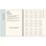 GreenPath Academic Year Weekly/Monthly Planner, Floral Artwork, 11" x 9.38", Multicolor Cover, 12-Month: July 2024-June 2025