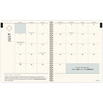 GreenPath Academic Year Weekly/Monthly Planner, Floral Artwork, 11" x 9.38", Multicolor Cover, 12-Month: July 2024-June 2025