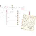 Leah Bisch Academic Year Weekly/Monthly Planner, Floral Artwork, 11" x 9.25", Multicolor Cover, 12-Month: July 2024-June 2025