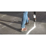 Industrial Choice M1600 System Solvent-Based Precision Line Marking Paint, Flat White, 17 oz Aerosol Can, 12/Carton