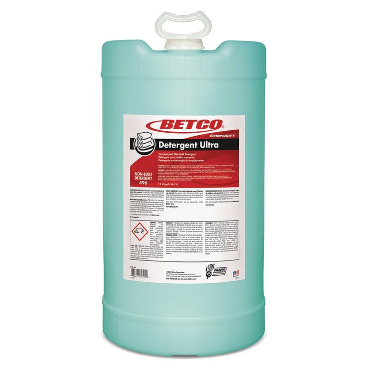 Symplicity Detergent Ultra, Pleasant, 15 gal Drum