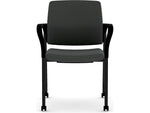 HON Ignition Fabric Multipurpose Stacking Chair, Black (HIGS6.F.H.U.UR10.T)