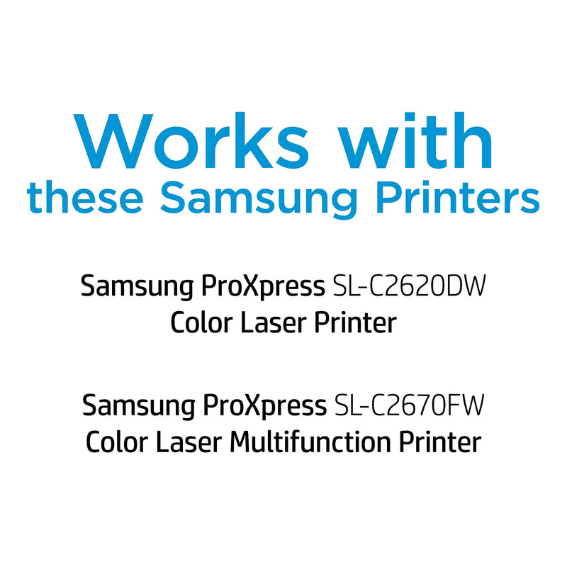 HP Y505L Yellow Toner Cartridge for Samsung CLT-Y505L, Prints Up to 3,500 pages (SU512)