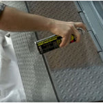 Hard Hat High Performance V2100 System Rust Preventive Enamel Spray Paint, Gloss Dark Machine Gray, 15 oz Aerosol Can, 6/CT
