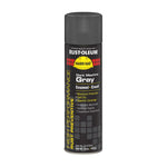 Hard Hat High Performance V2100 System Rust Preventive Enamel Spray Paint, Gloss Dark Machine Gray, 15 oz Aerosol Can, 6/CT