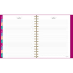 Harmony Weekly/Monthly Poly Planner, 8.88 x 7.69, Purple/Gold Cover, 13-Month (Jan to Jan): 2025 to 2026