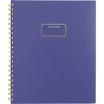 Badge Geo Weekly/Monthly Planner, 11 x 9.25, Purple/Gold Cover, 13-Month (Jan to Jan): 2025 to 2026