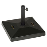 Umbrella Base, Square, Concrete, 88 lb Capacity, 20 x 20 x 15.75, Black