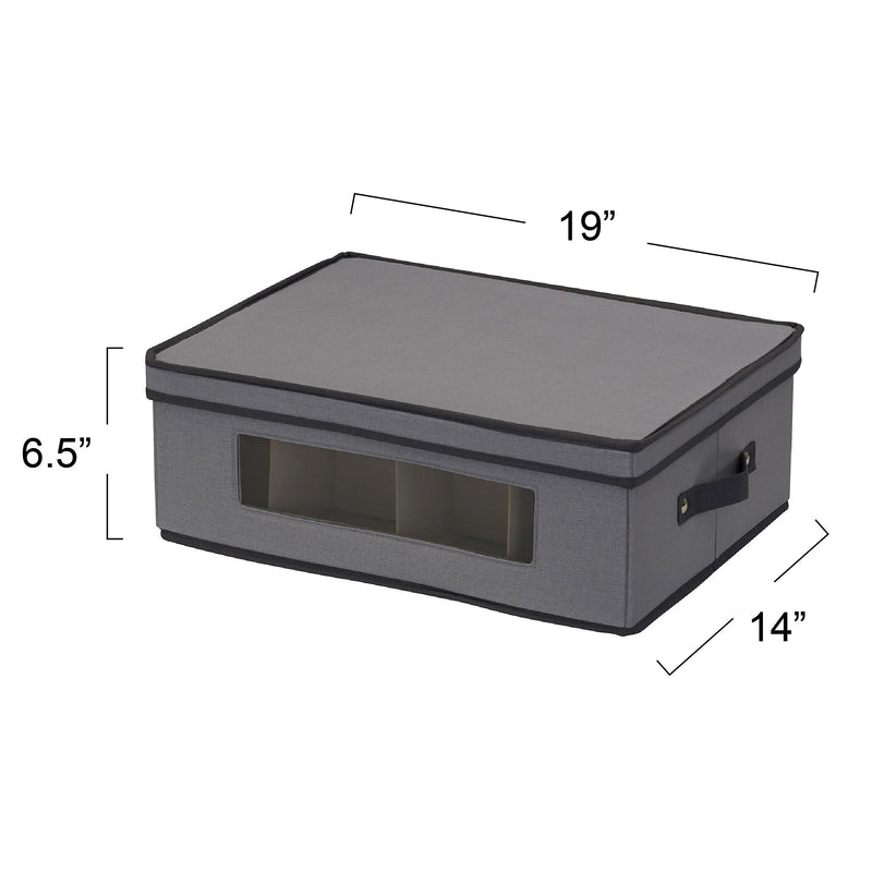 Household Essentials Storage Chest, Gray (52531-1)