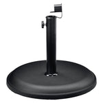 Umbrella Base, Round, Concrete, 33 lb Capacity, 18 x 18 x 13.5, Black