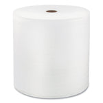 Hard Wound Roll Towel, TAD, 1-Ply, 7" x 700 ft, White, 6 Rolls/Carton