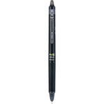 FriXion Synergy Clicker Erasable Gel Pen, Retractable, Extra-Fine 0.5 mm, Black Ink, Black/Smoke Barrel, Dozen