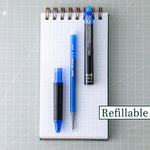 FriXion Synergy Clicker Erasable Gel Pen, Retractable, Extra-Fine 0.5 mm, Assorted Ink and Barrel Colors, 5/Pack