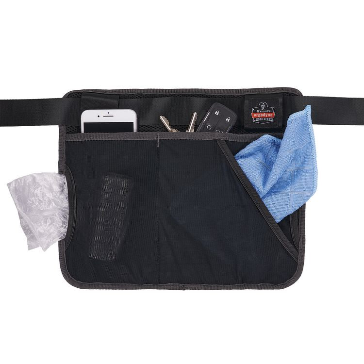 Arsenal 5715 Cleaning Apron Pouch with Pockets, 10 Compartments, 11 x 13.5, Nylon, Black