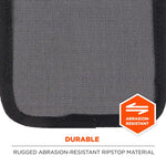 Arsenal 5569 Belt Clip Tool Pouch with Device Holster, 4 Compartments, 5 x 2 x 8.5, Polyester, Gray
