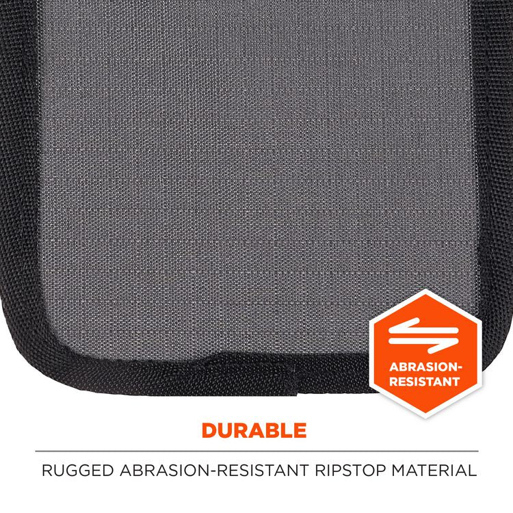Arsenal 5569 Belt Clip Tool Pouch with Device Holster, 4 Compartments, 5 x 2 x 8.5, Polyester, Gray