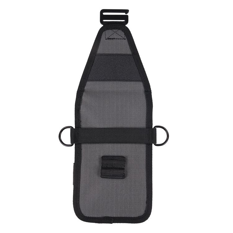 Arsenal 5568 Belt Loop Tool Pouch with Device Holster, 4 Compartments, 5 x 2 x 8.5, Polyester, Gray
