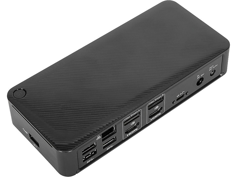 Targus Universal DV4K Docking Station with 100W Power Delivery for Laptop (DOCK182USZ)