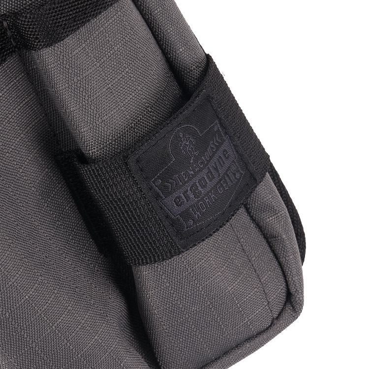 Arsenal 5569 Belt Clip Tool Pouch with Device Holster, 4 Compartments, 5 x 2 x 8.5, Polyester, Gray
