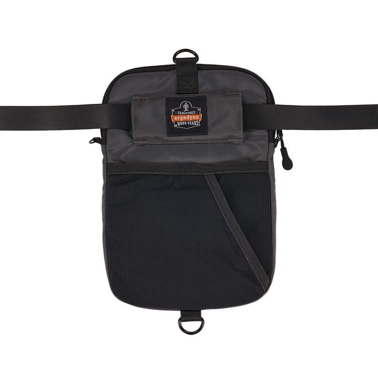 Arsenal 5717 Convertible Nurse Belt Bag, 10 Compartments, 7 x 10, Nylon, Black