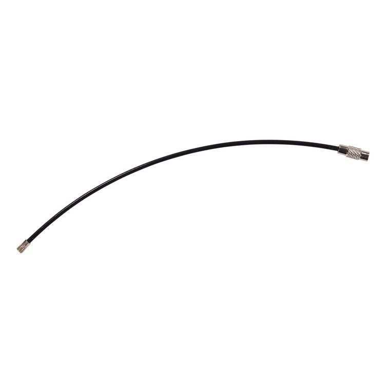 Arsenal 5719 Wire Cable Key Ring, 1.88" dia, Iron, Black, 10/Pack